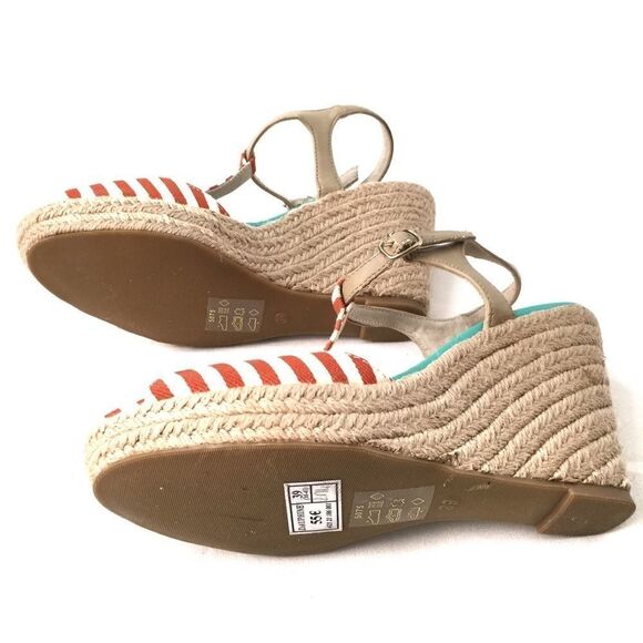 NEW Andre Striped Espadrille Sandal in EU Size 39 - Picture 10 of 15